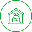 loans saving money icon