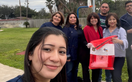 Greater State Bank Completes Adopt-a-Park Clean Up Lion's Park in McAllen