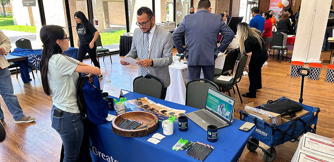 Greater State Bank Attends UTRGV Job Fair Greater State Bank Attends UTRGV Job Fair