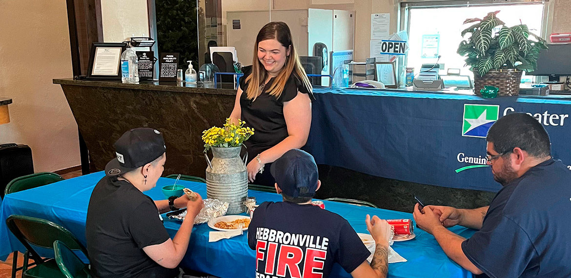 Customer Appreciation BBQ at our Hebbronville Branch