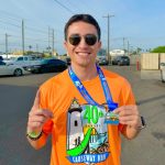 Runner at 40th Annual Causeway Run & Fitness Walk